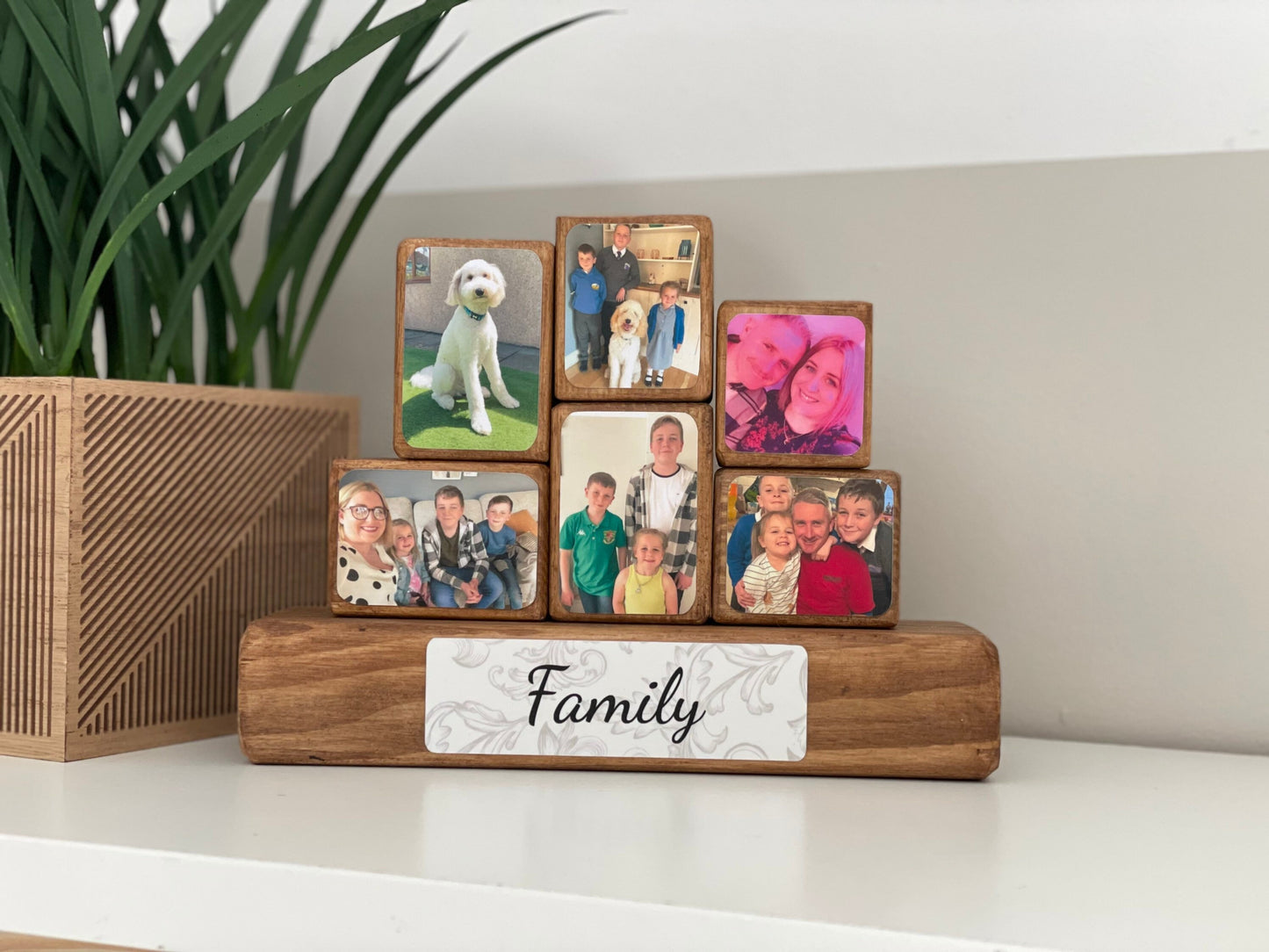 Stacking Photo Block Set - Family