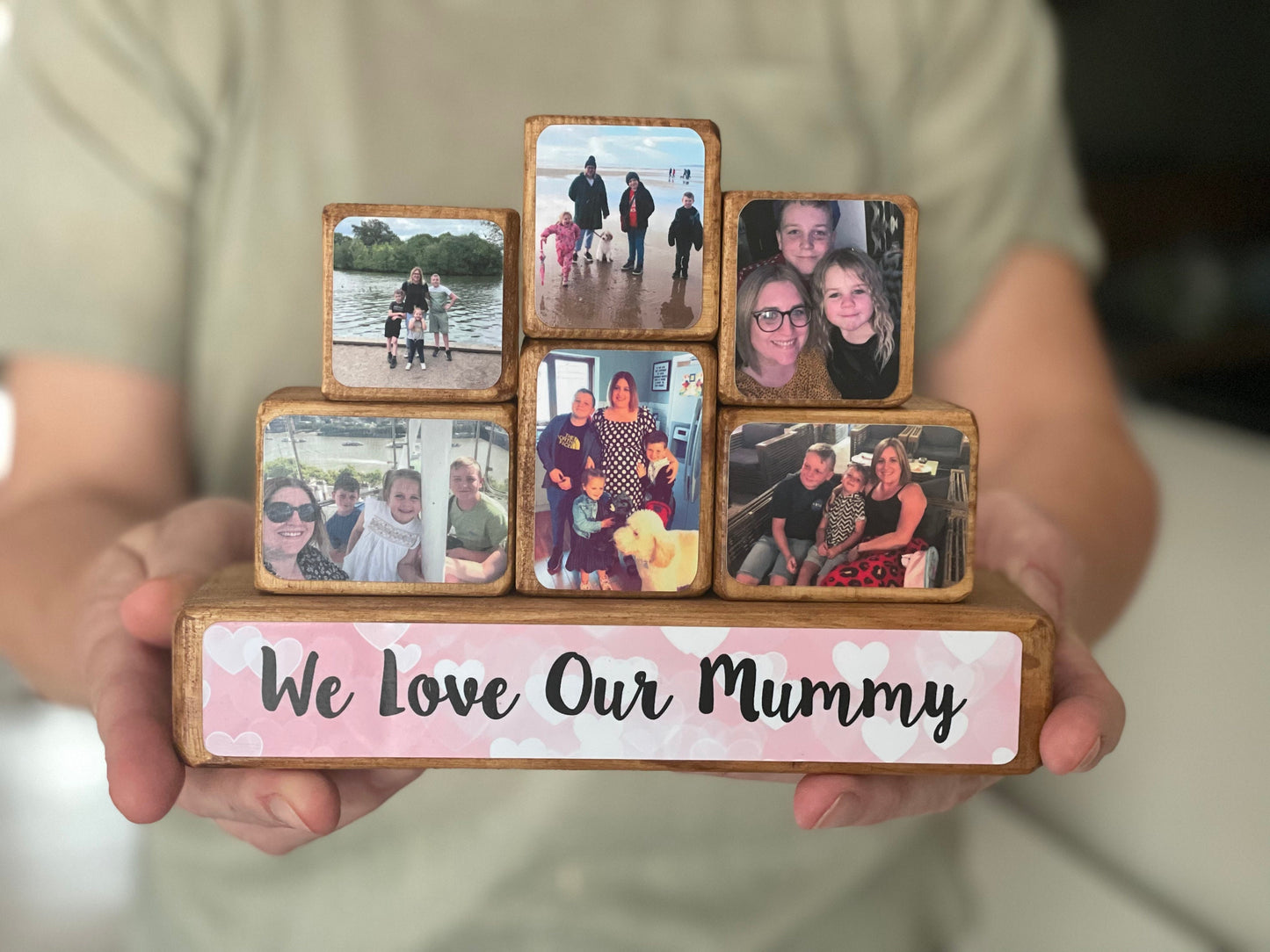 Stacking Photo Block Set - For Mum, Mummy, Mommy, Mammy