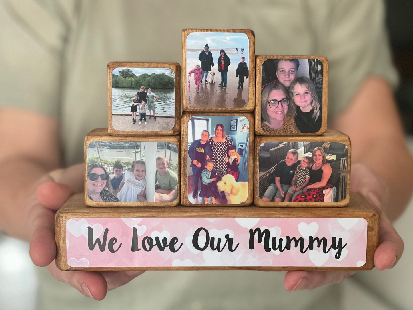 Stacking Photo Block Set - For Mum, Mummy, Mommy, Mammy