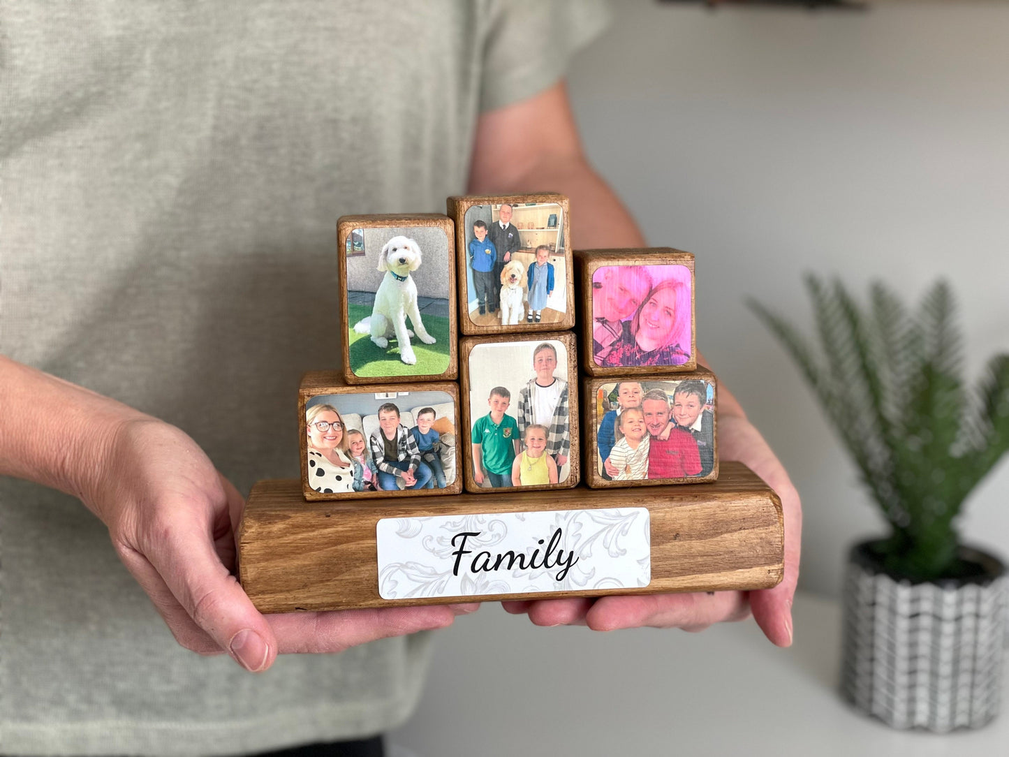 Stacking Photo Block Set - Family