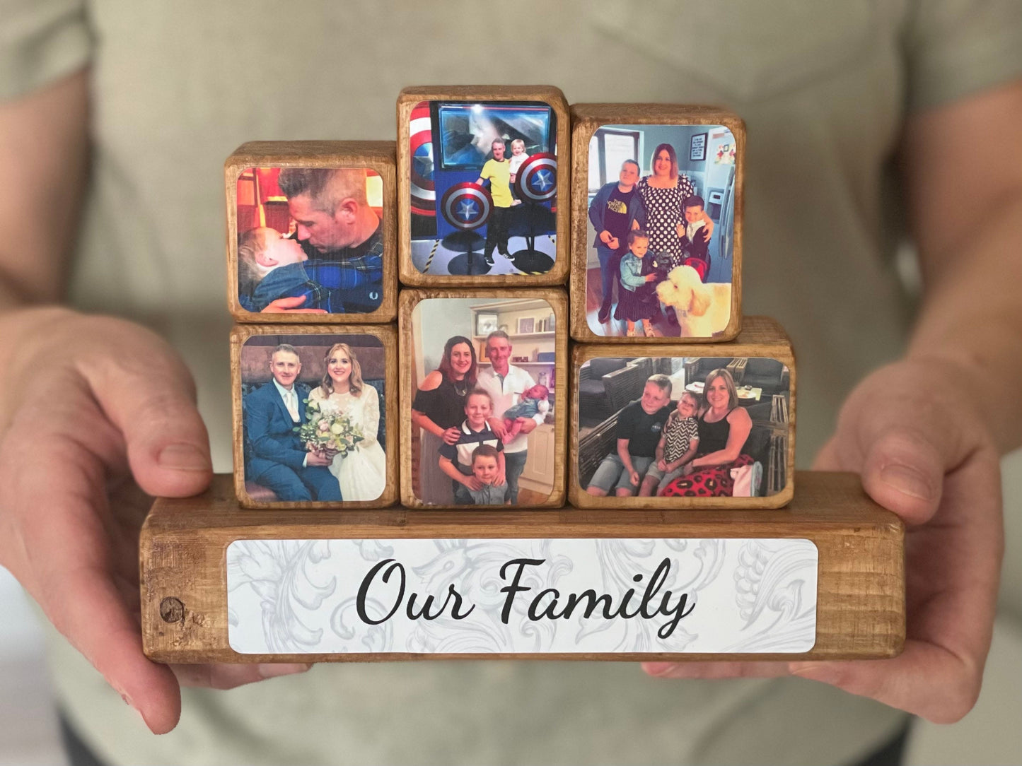 Photo Stacking Blocks, Photo Gift, Photo Blocks, Wooden Photo Block, Keepsake, Gift, Photo, Block, Family, Photo Gift Ideas,