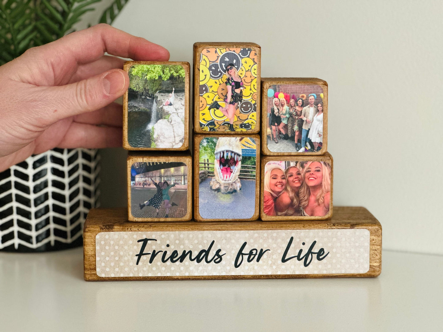Stacking Photo Block Set - photo gift for best friend