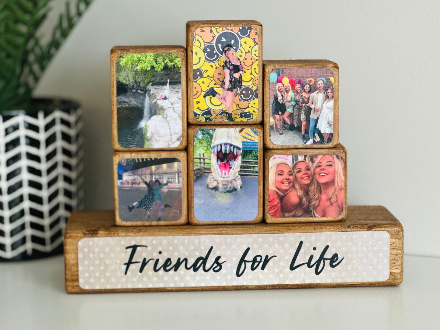 Stacking Photo Block Set - photo gift for best friend