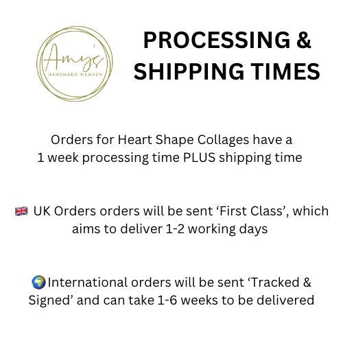 Acrylic Photo Hearts, Photo Collage, Heart Collage, Photo Gift, Personalised gift,