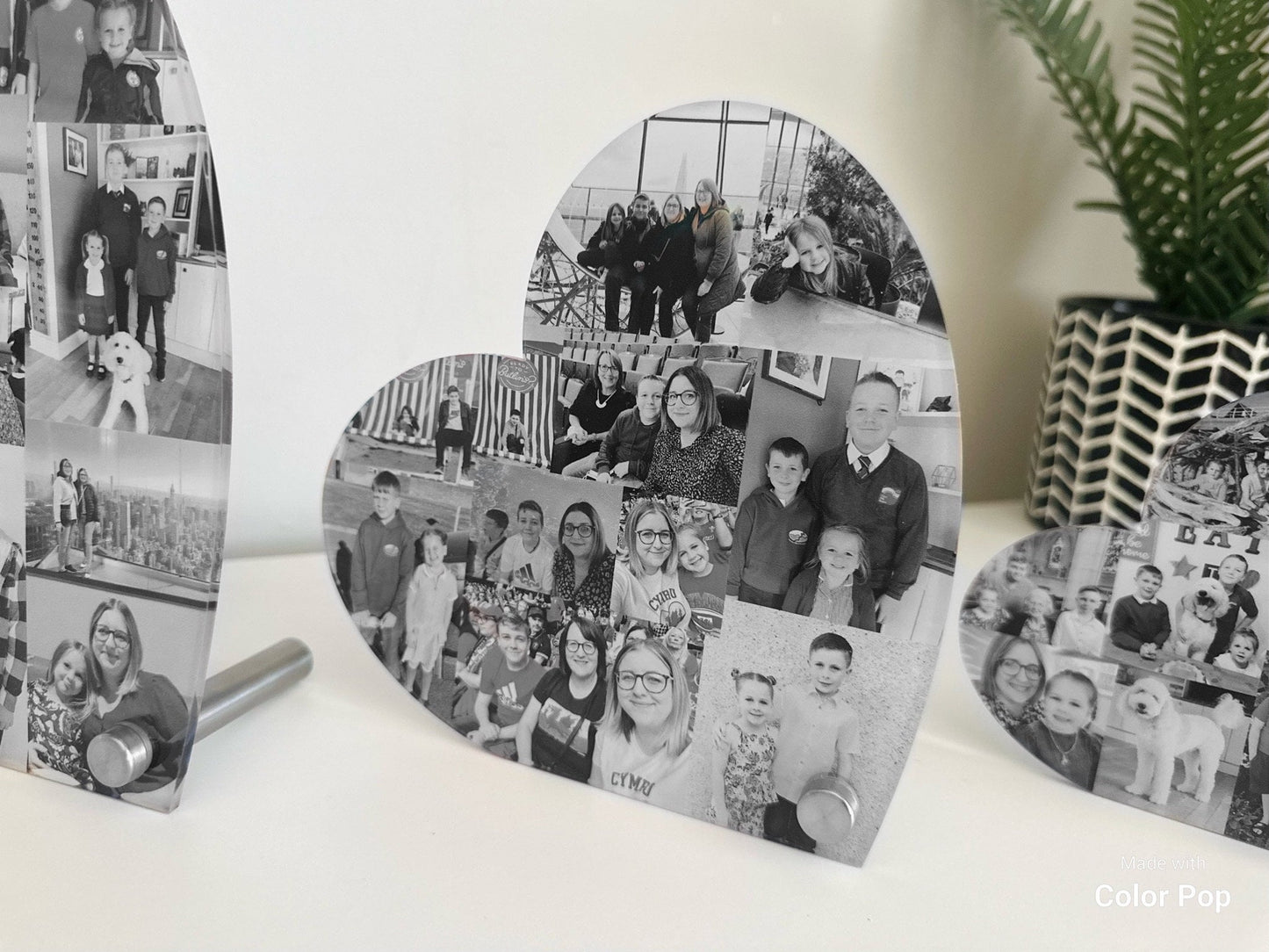 Acrylic Photo Hearts, Photo Collage, Heart Collage, Photo Gift, Personalised gift,
