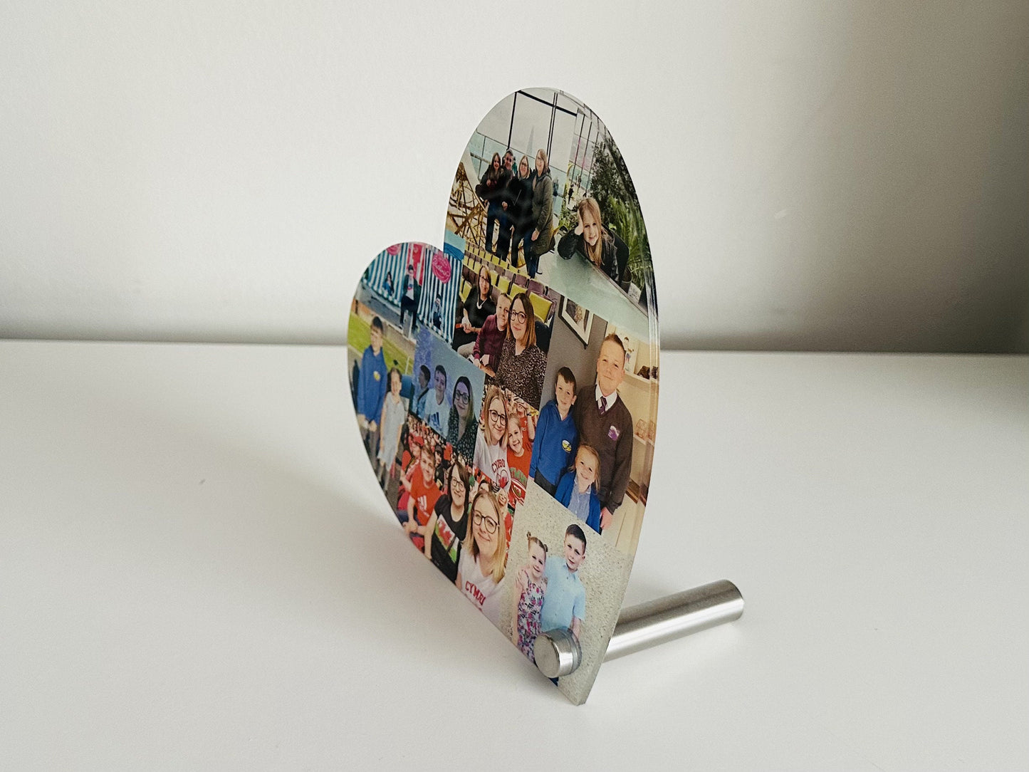 15cm Acrylic Photo Heart, Photo Collage, Heart Collage, Photo Gift, Personalised gift,