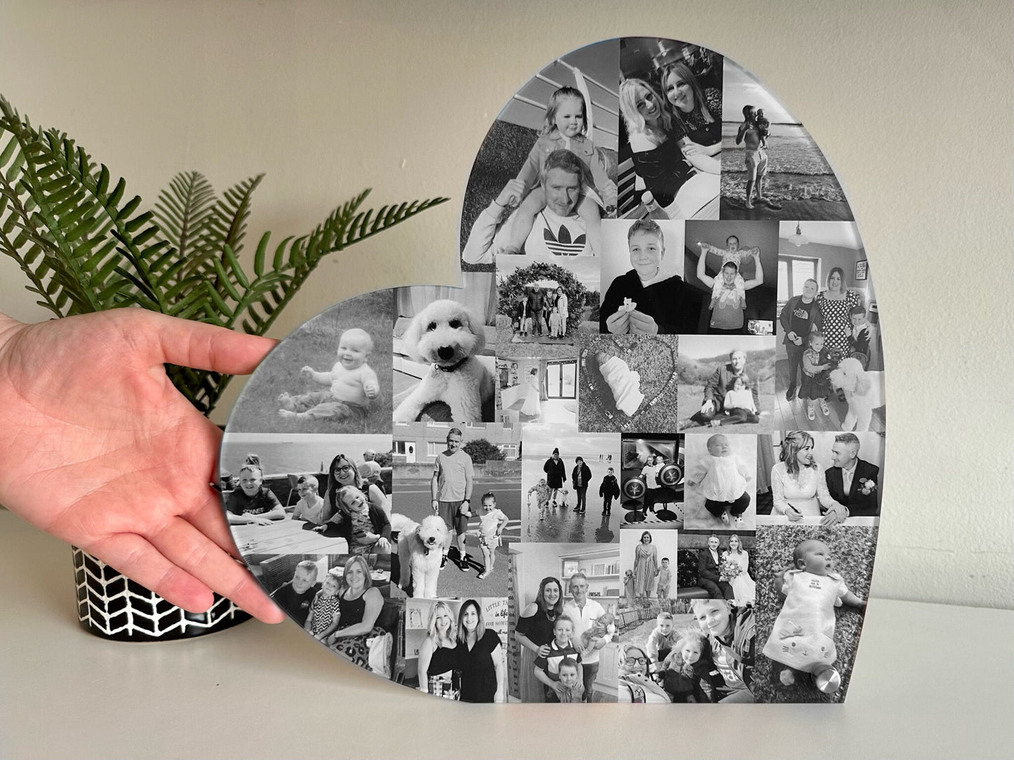 30cm Heart Photo Collage