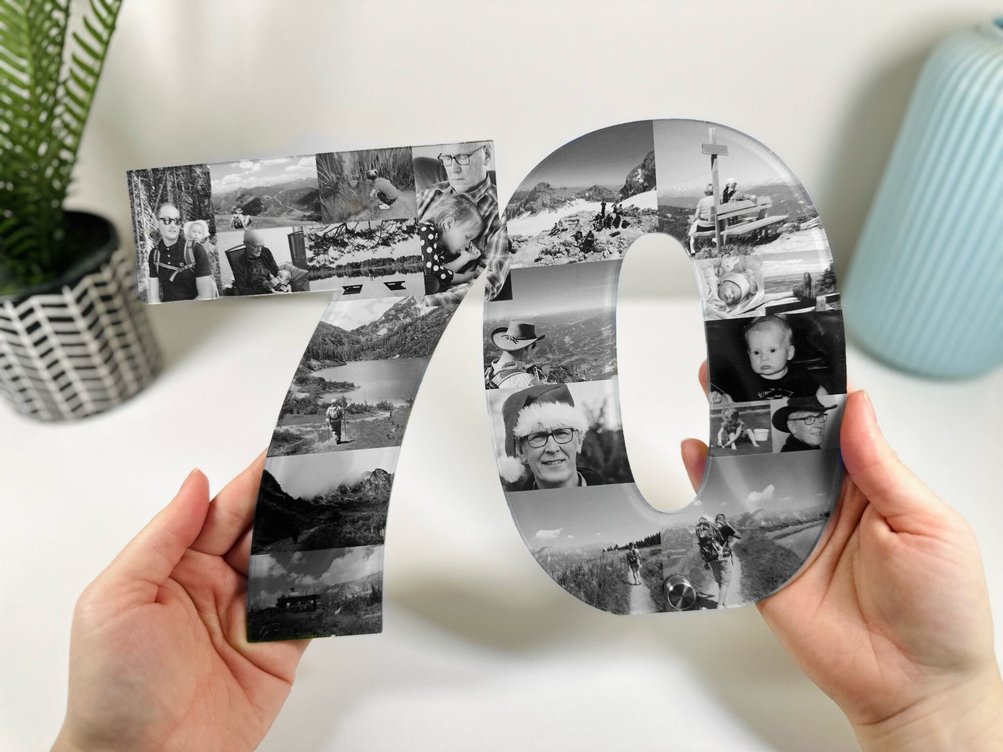 Acrylic Photo Number, Photo Collage, Birthday Gift, Photo Gift, Photo letter, Personalised gift,