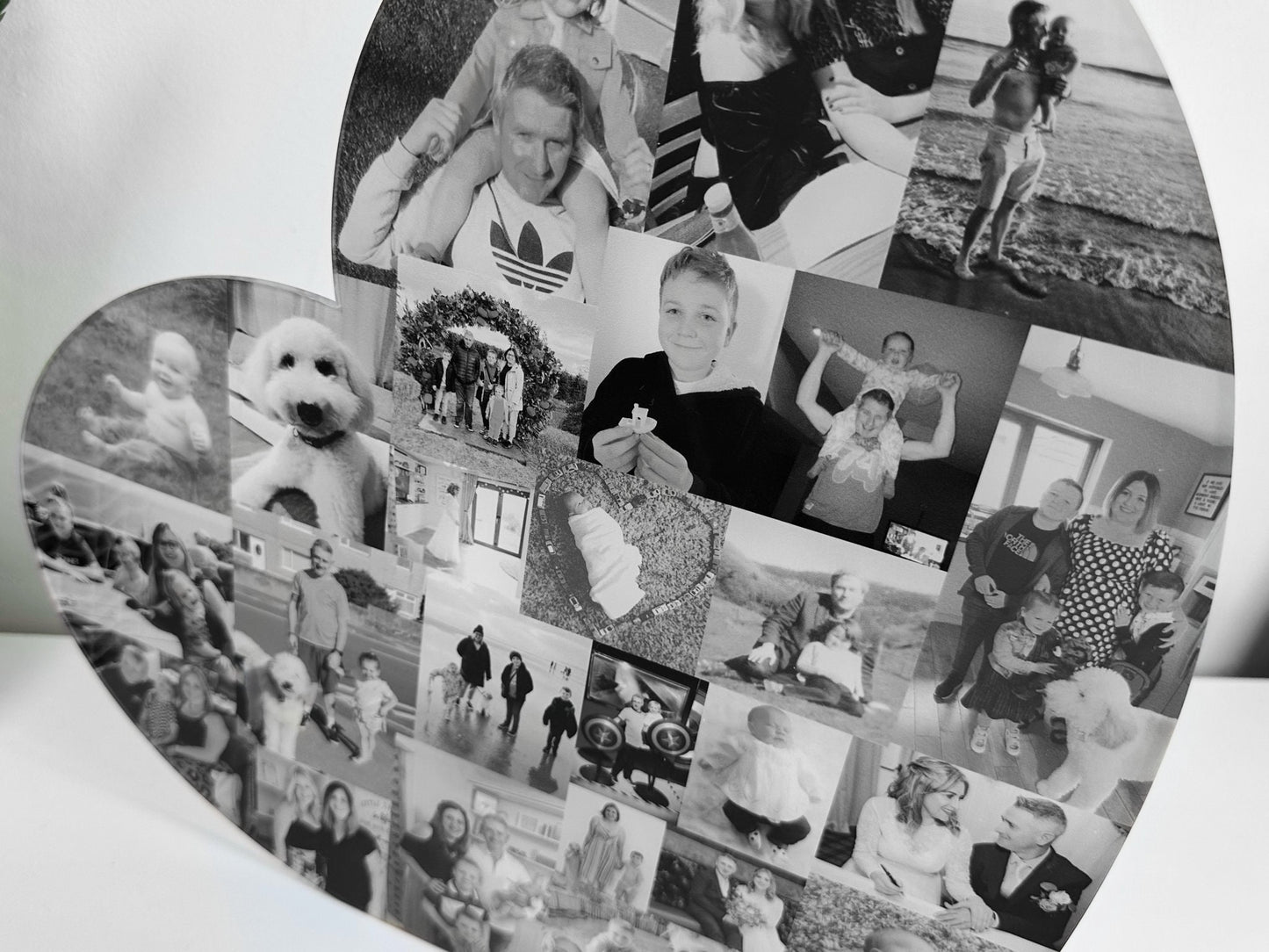 30cm Heart Photo Collage