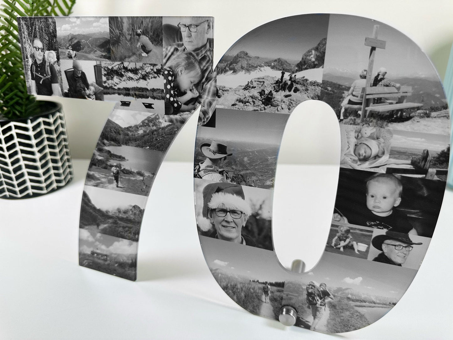 Acrylic Photo Number, Photo Collage, Birthday Gift, Photo Gift, Photo letter, Personalised gift,
