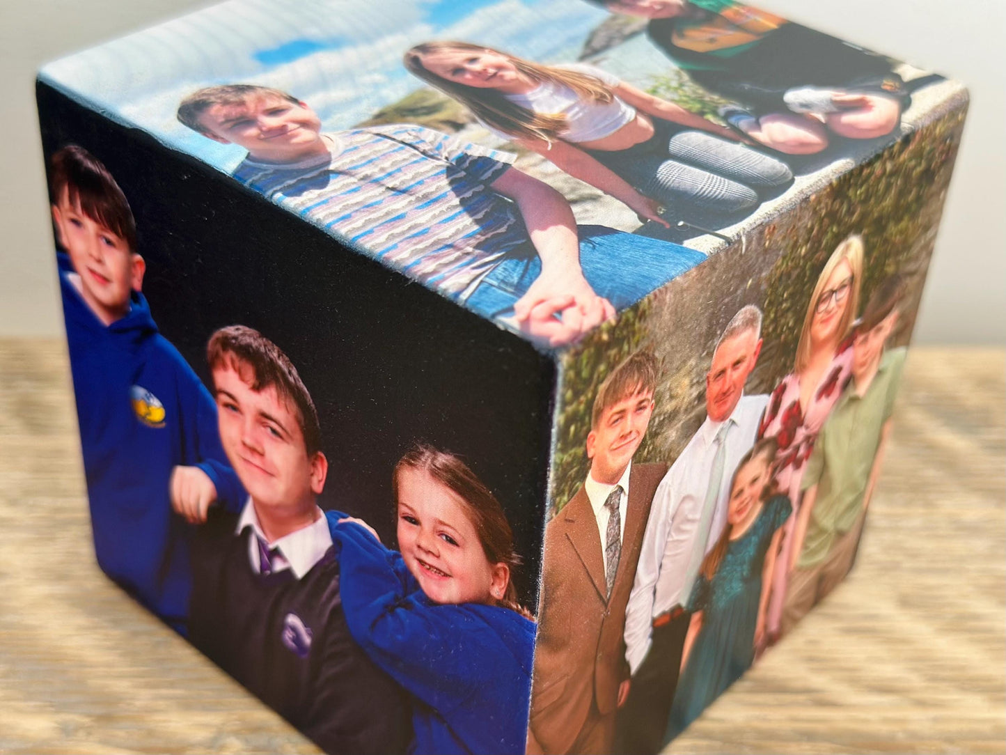 Photo Cube, Photo Block - Photo Gift Idea, wooden photo block, photo keepsake, wooden block, handmade gift, photo gift,