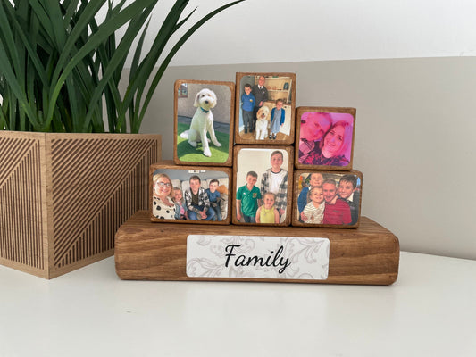 Stacking Photo Blocks Set - Family