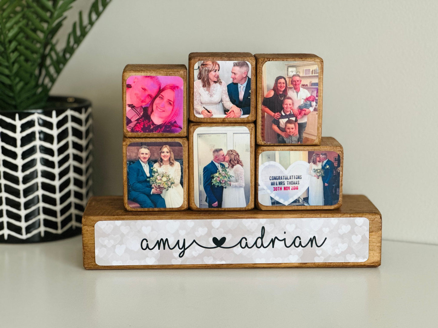 Stacking Photo Blocks Sets - Photo gift couple