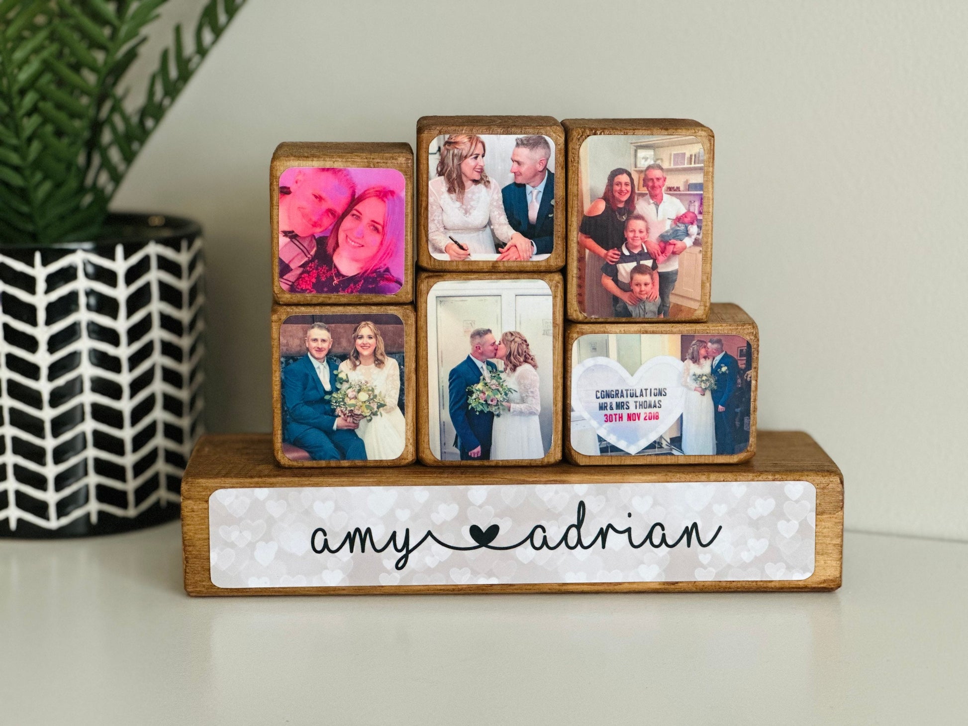 Stacking Photo Blocks Sets - Photo gift couple