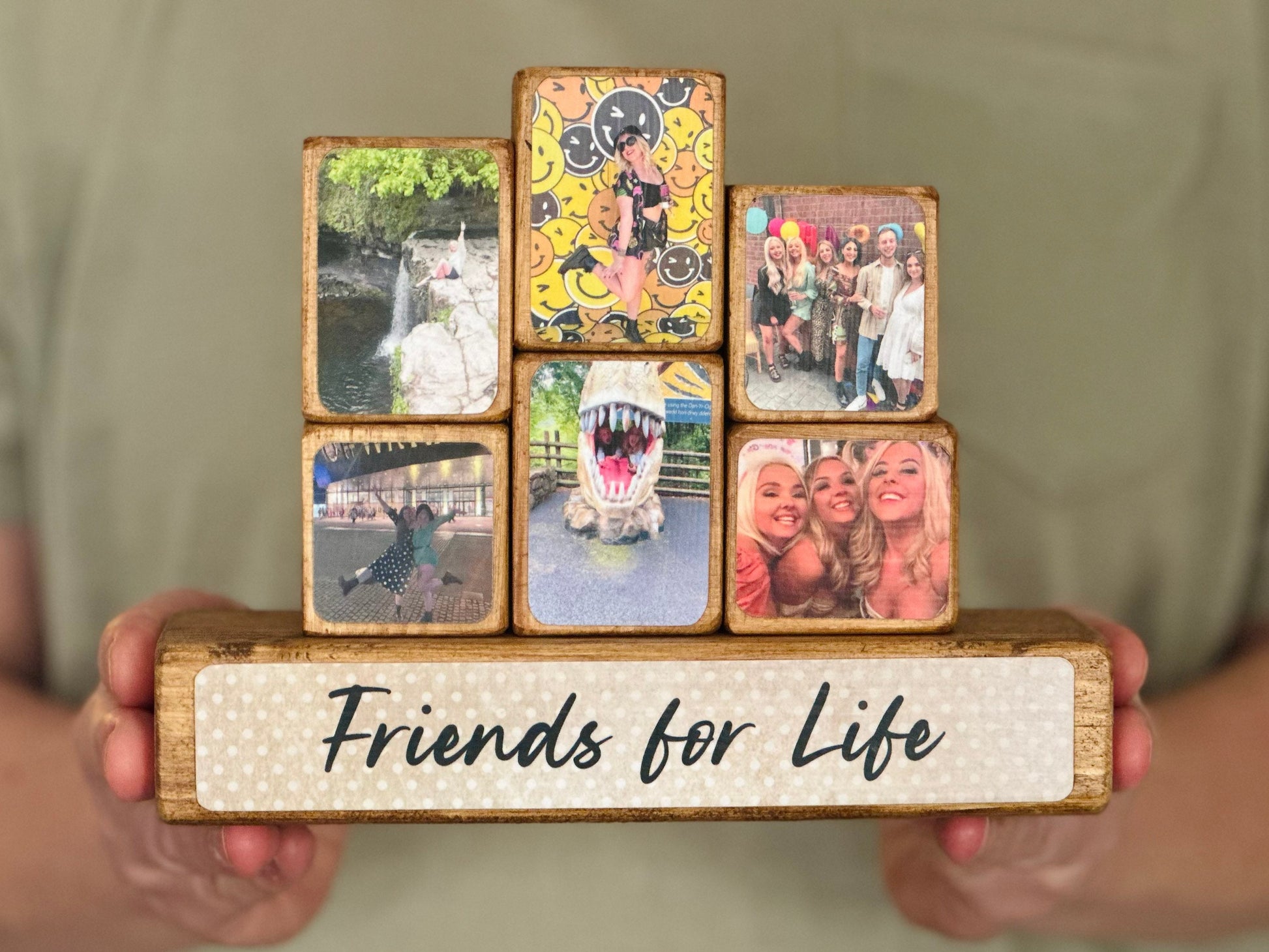Stacking Photo Block Set - photo gift for best friend