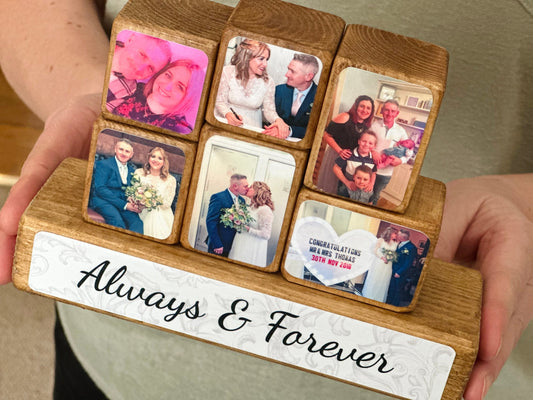 Stacking Photo Blocks Sets - Photo gift for girlfriend, boyfriend, husband, wife