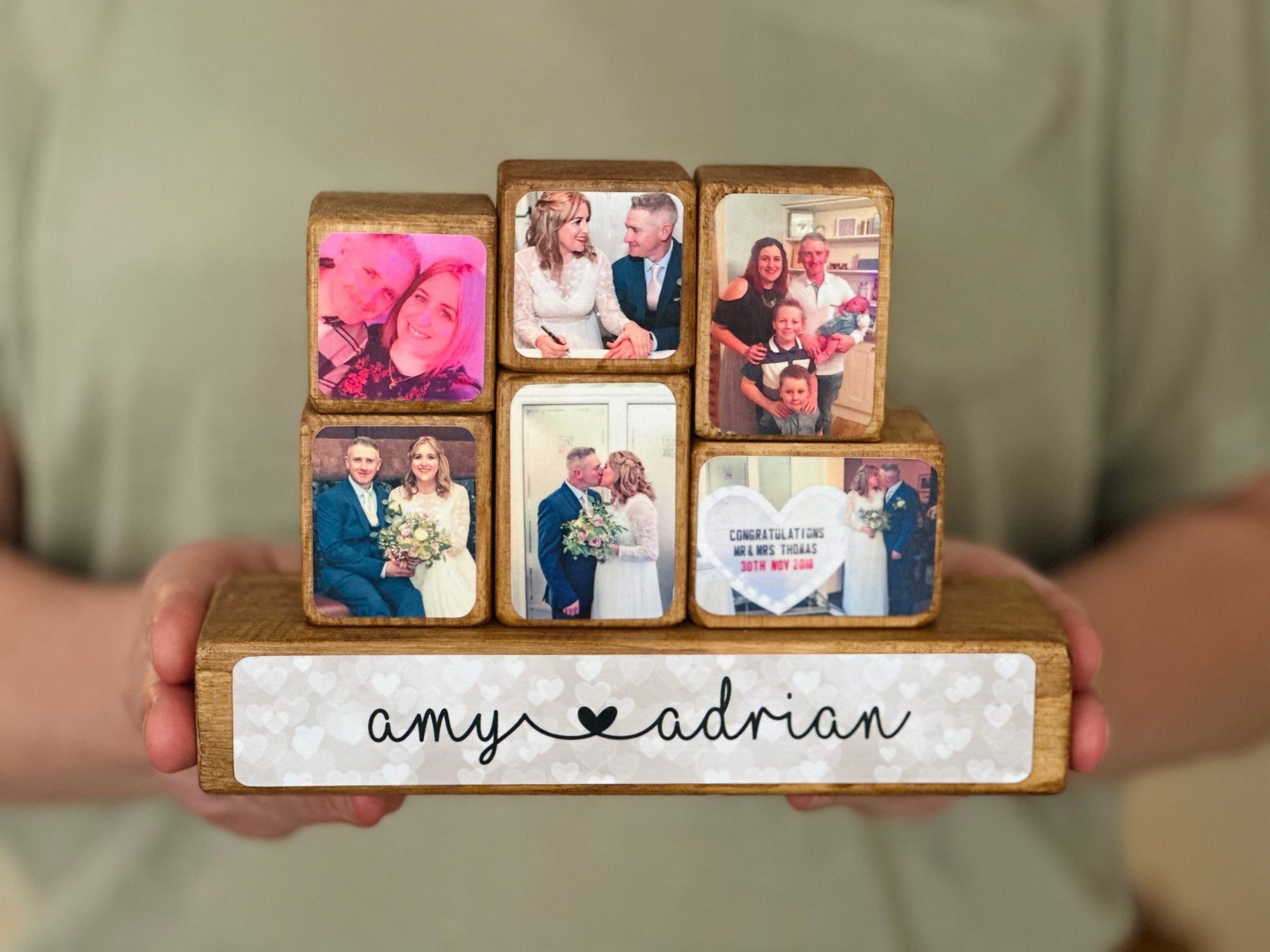Stacking Photo Blocks Sets - Photo gift couple