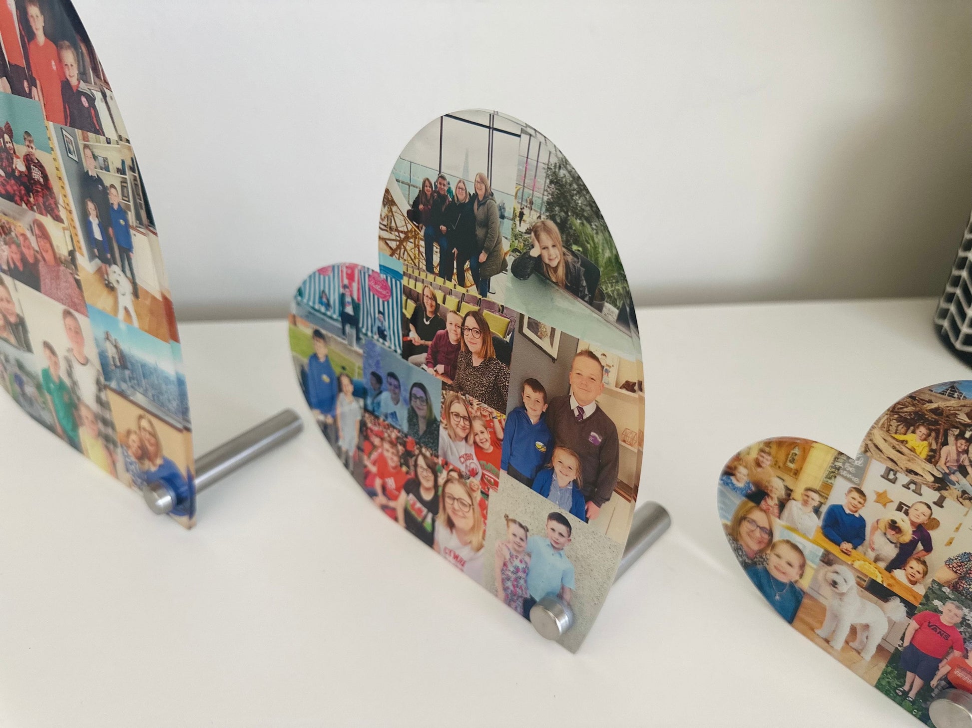 Acrylic Photo Hearts, Photo Collage, Heart Collage, Photo Gift, Personalised gift,