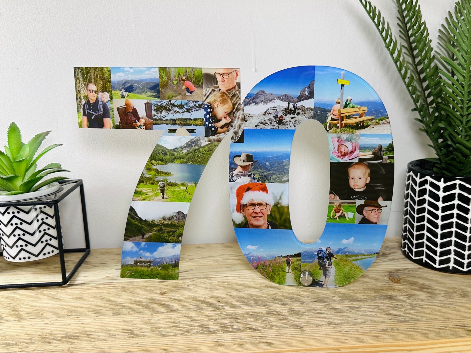 Acrylic Photo Number, Photo Collage, Birthday Gift, Photo Gift, Photo letter, Personalised gift,