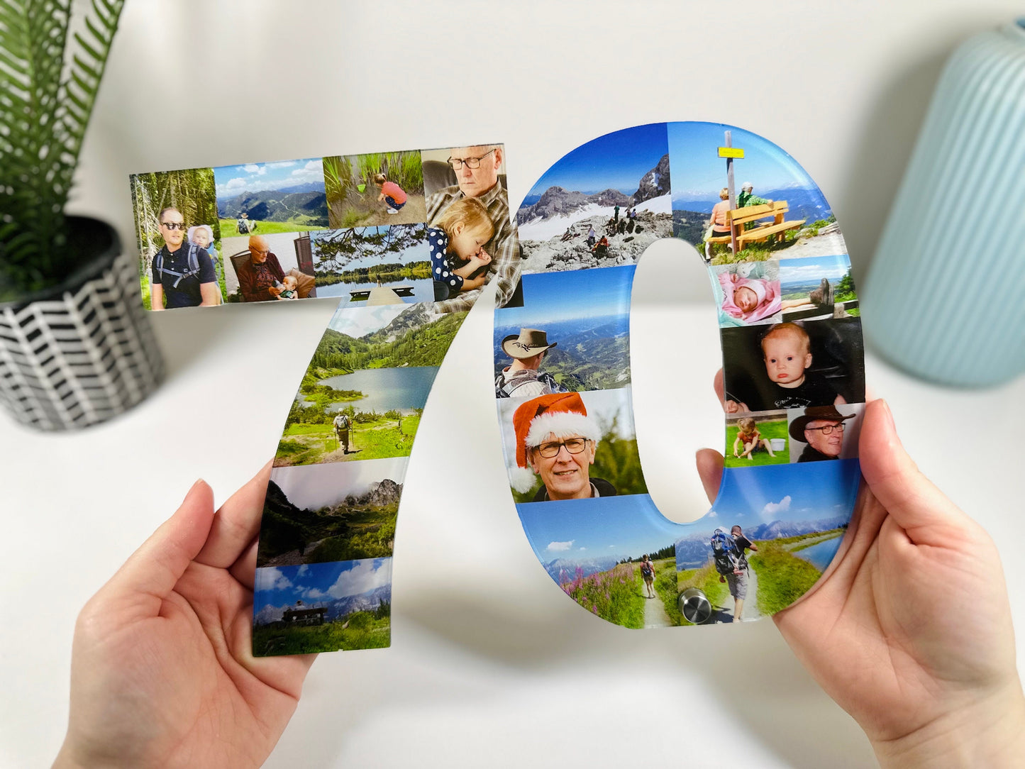 Acrylic Photo Number, Photo Collage, Birthday Gift, Photo Gift, Photo letter, Personalised gift,