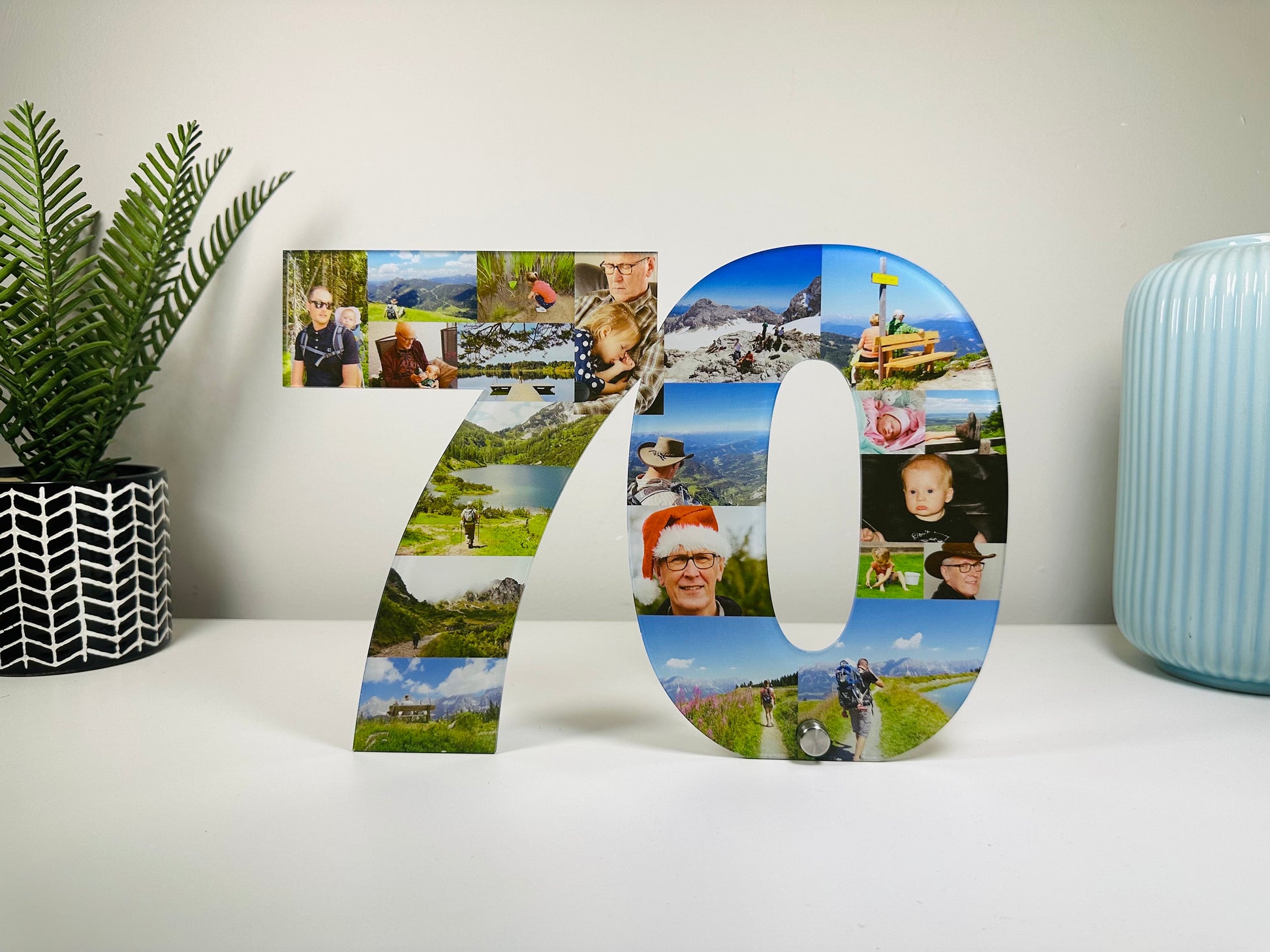 Acrylic Photo Number, Photo Collage, Birthday Gift, Photo Gift, Photo letter, Personalised gift,