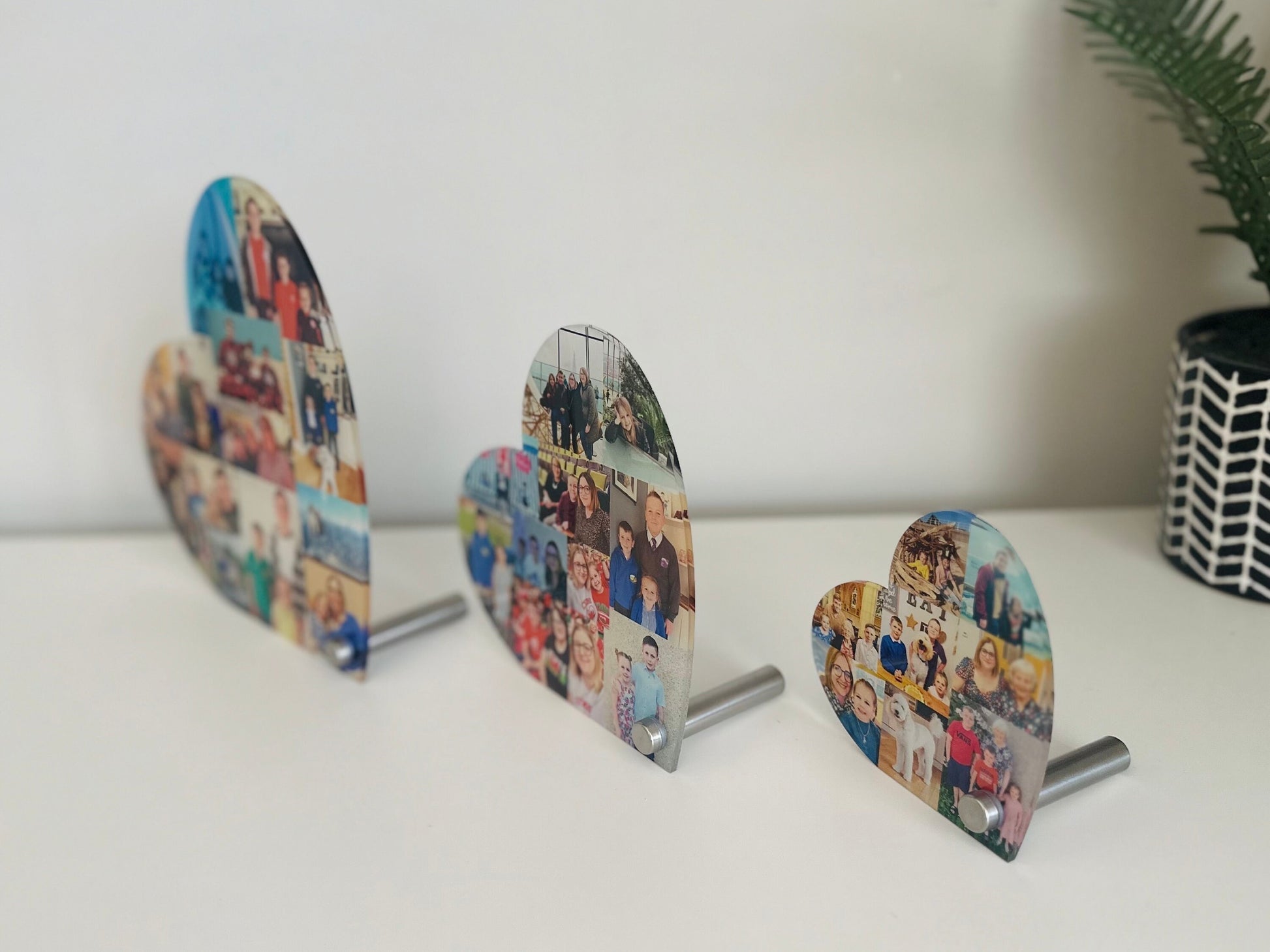 Acrylic Photo Hearts, Photo Collage, Heart Collage, Photo Gift, Personalised gift,
