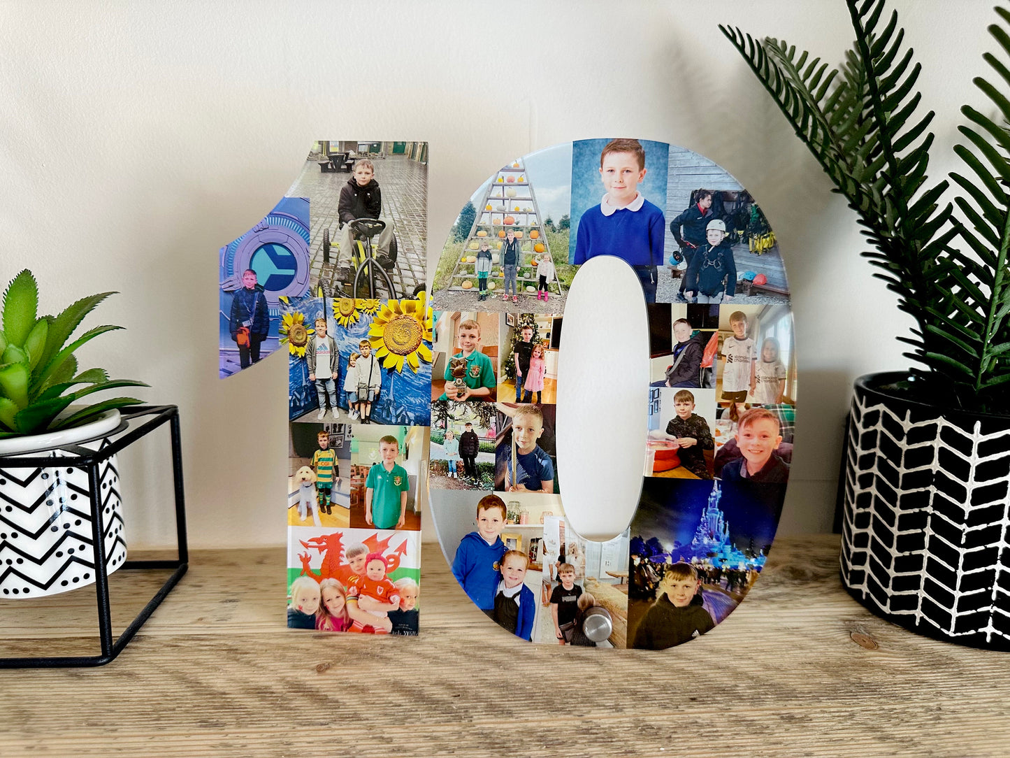 Acrylic Photo Number, Photo Collage, Birthday Gift, Photo Gift, Photo letter, Personalised gift,