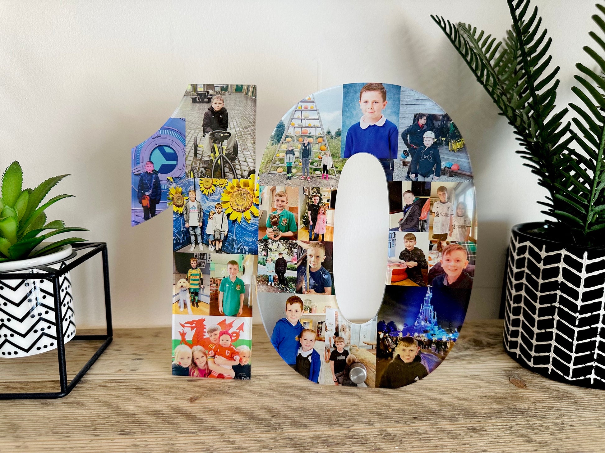 Acrylic Photo Number, Photo Collage, Birthday Gift, Photo Gift, Photo letter, Personalised gift,