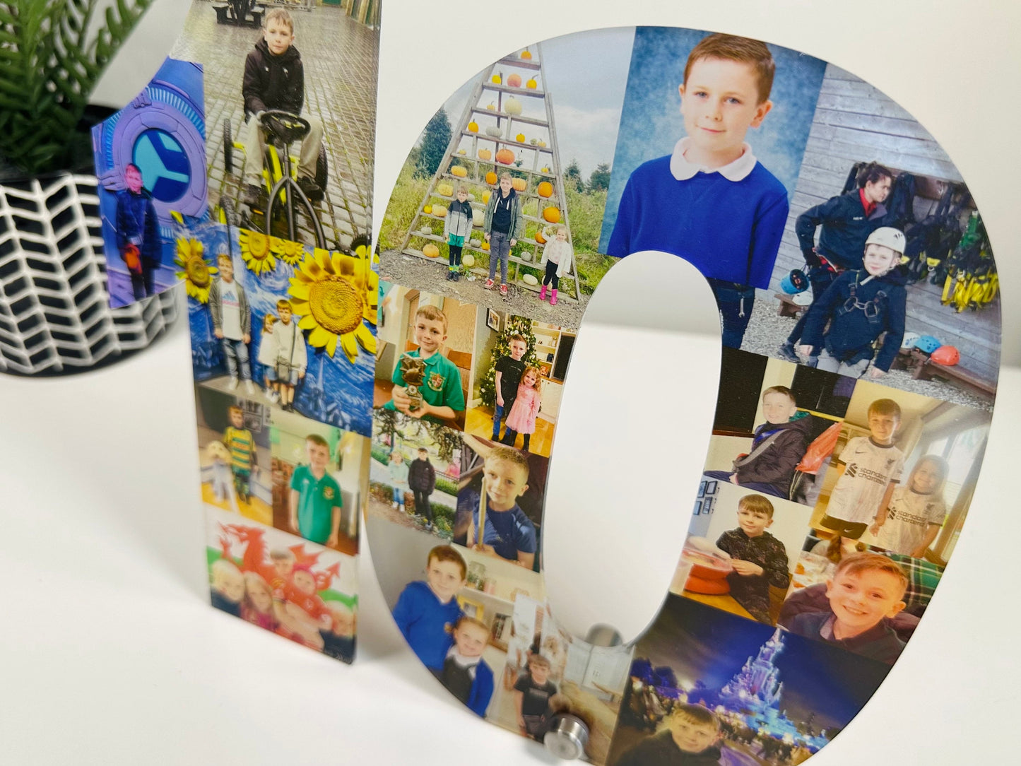Acrylic Photo Number, Photo Collage, Birthday Gift, Photo Gift, Photo letter, Personalised gift,