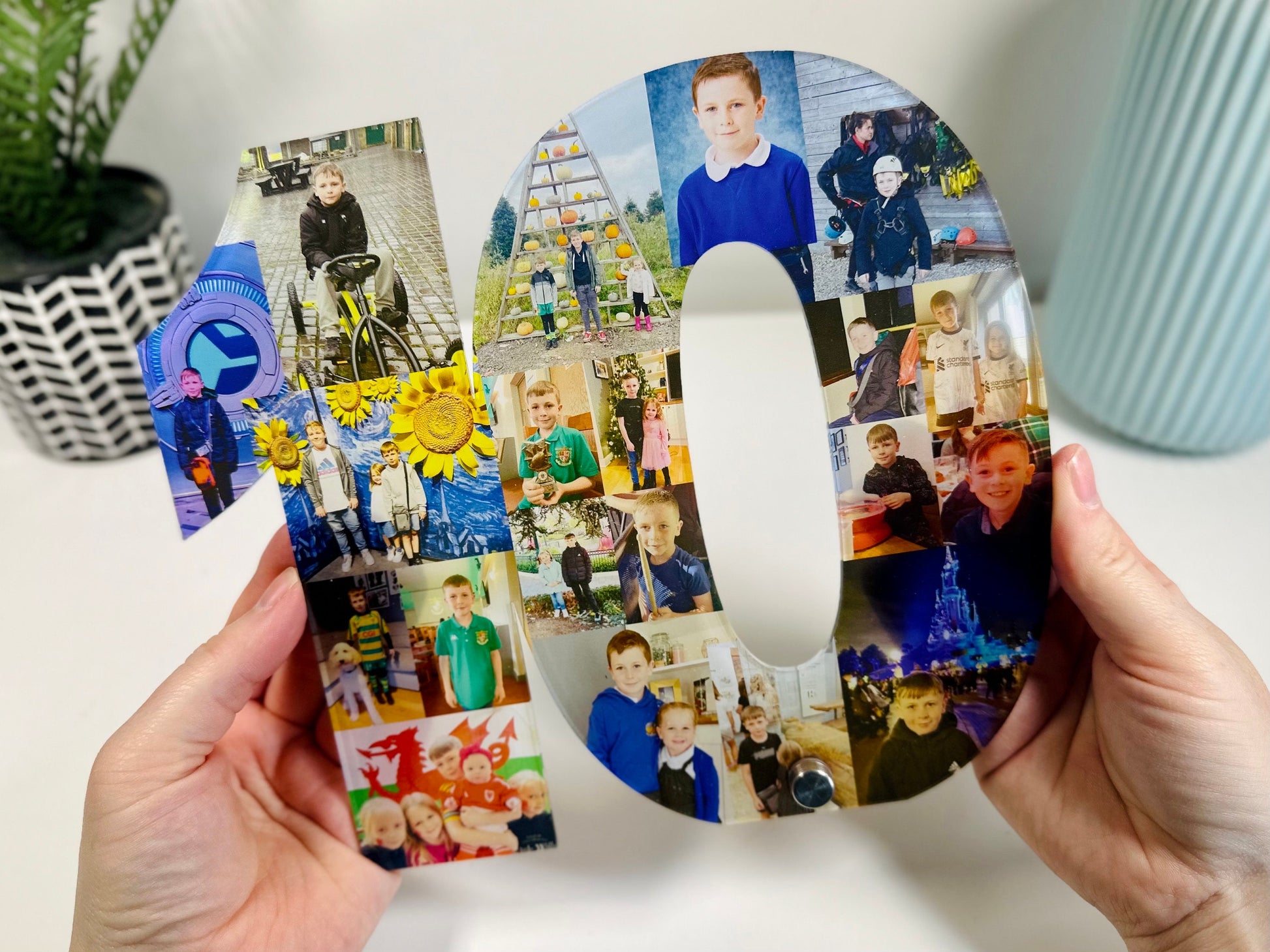 Acrylic Photo Number, Photo Collage, Birthday Gift, Photo Gift, Photo letter, Personalised gift,