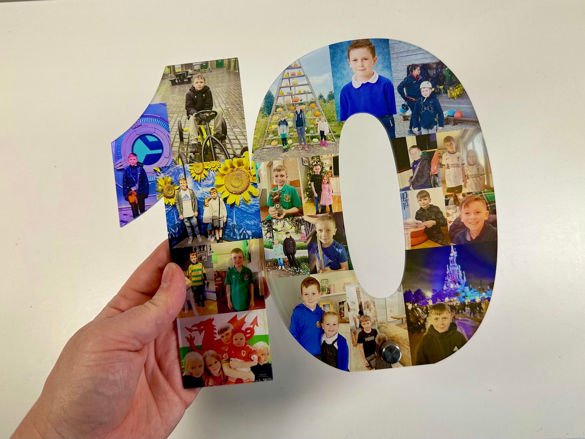Acrylic Photo Number, Photo Collage, Birthday Gift, Photo Gift, Photo letter, Personalised gift,