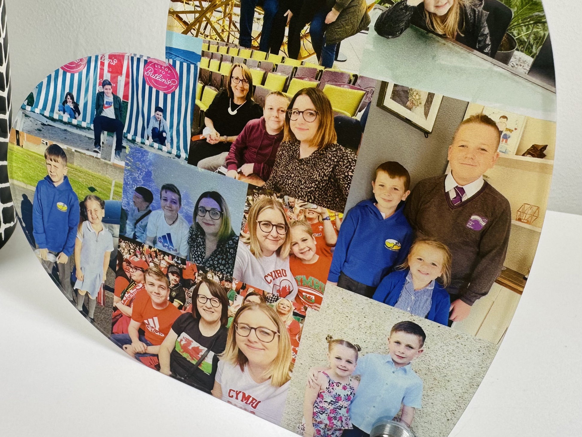 15cm Acrylic Photo Heart, Photo Collage, Heart Collage, Photo Gift, Personalised gift,