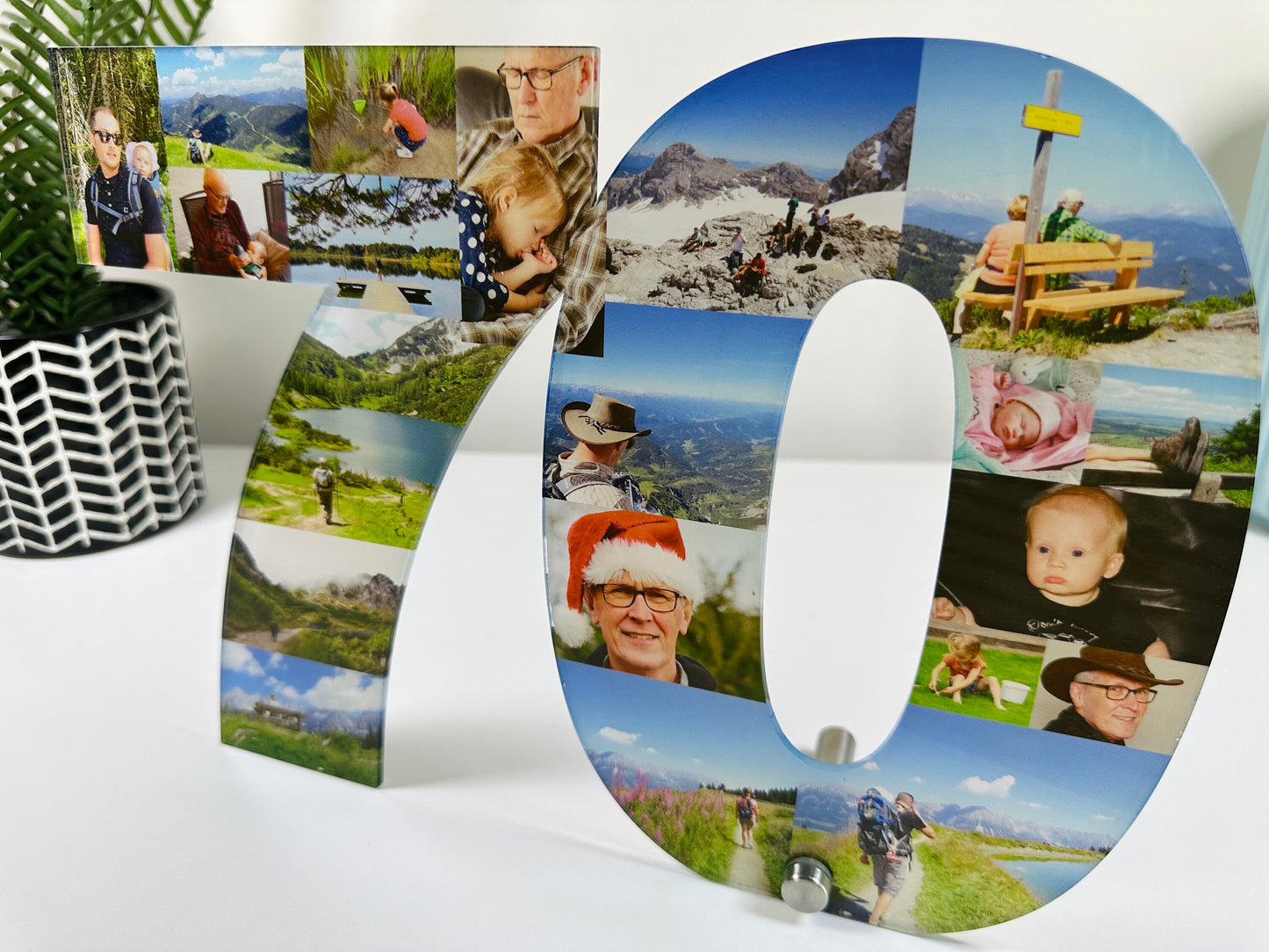 Acrylic Photo Number, Photo Collage, Birthday Gift, Photo Gift, Photo letter, Personalised gift,
