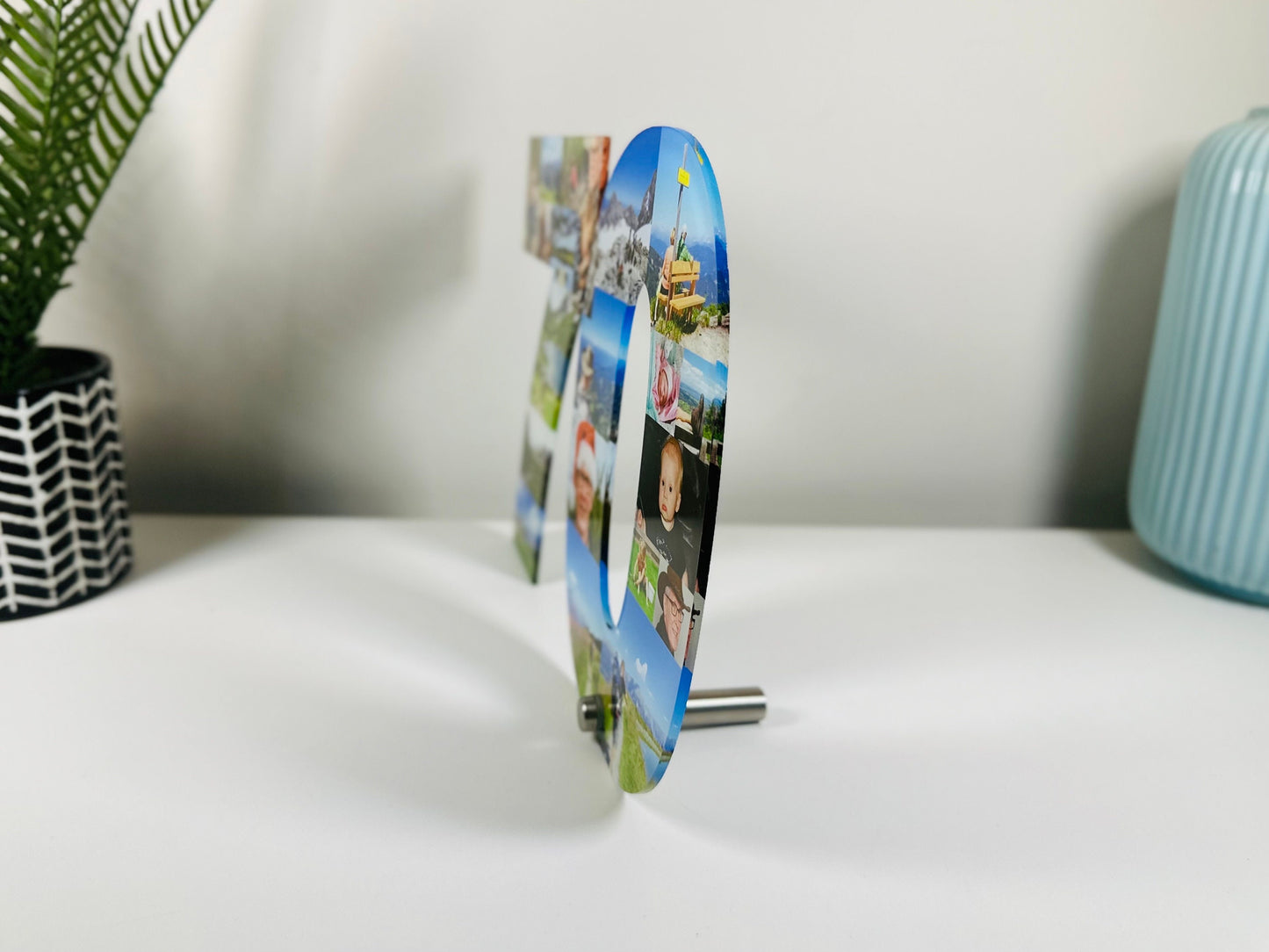 Acrylic Photo Number, Photo Collage, Birthday Gift, Photo Gift, Photo letter, Personalised gift,