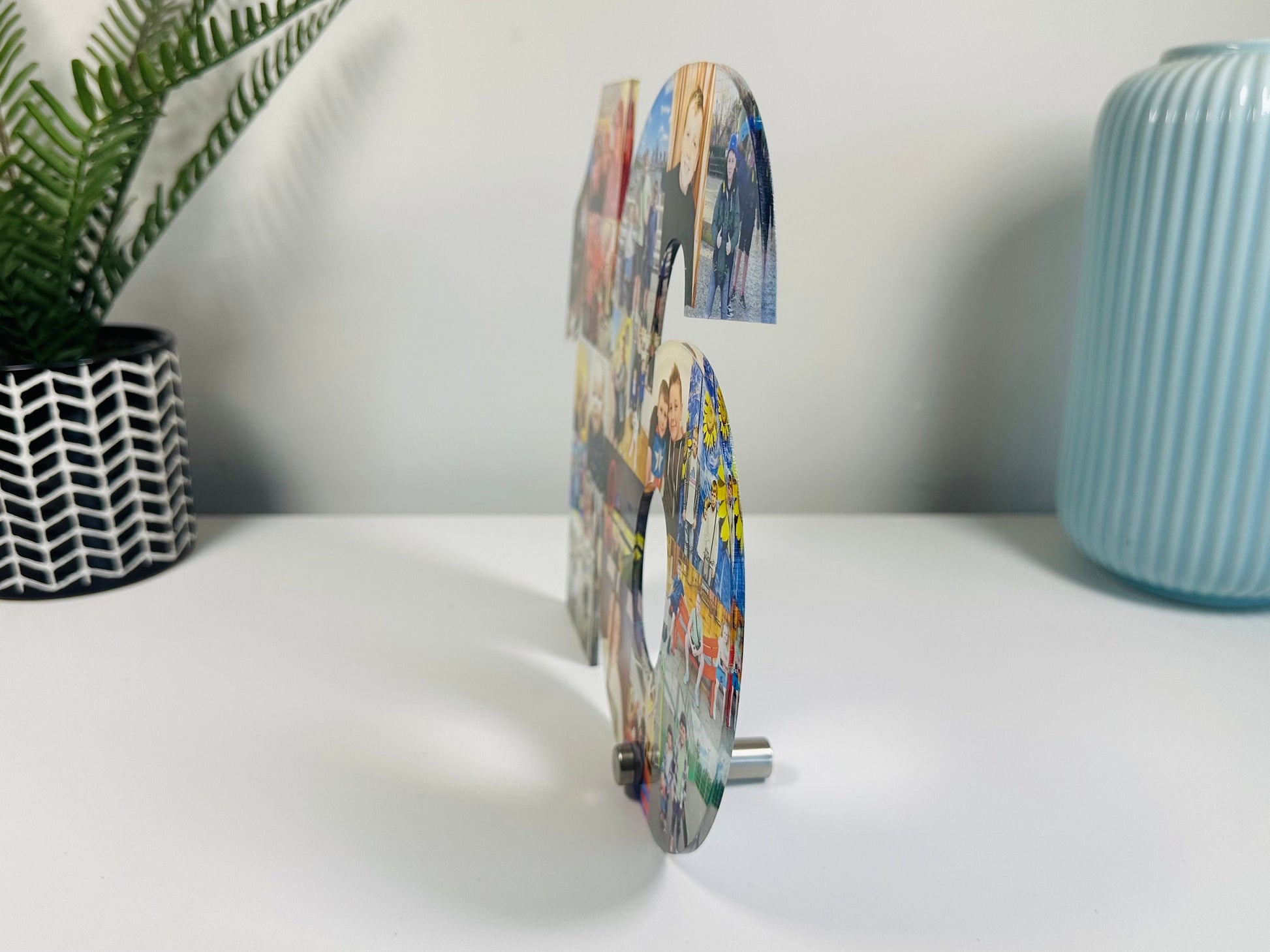 Acrylic Photo Number, Photo Collage, Birthday Gift, Photo Gift, Photo letter, Personalised gift,