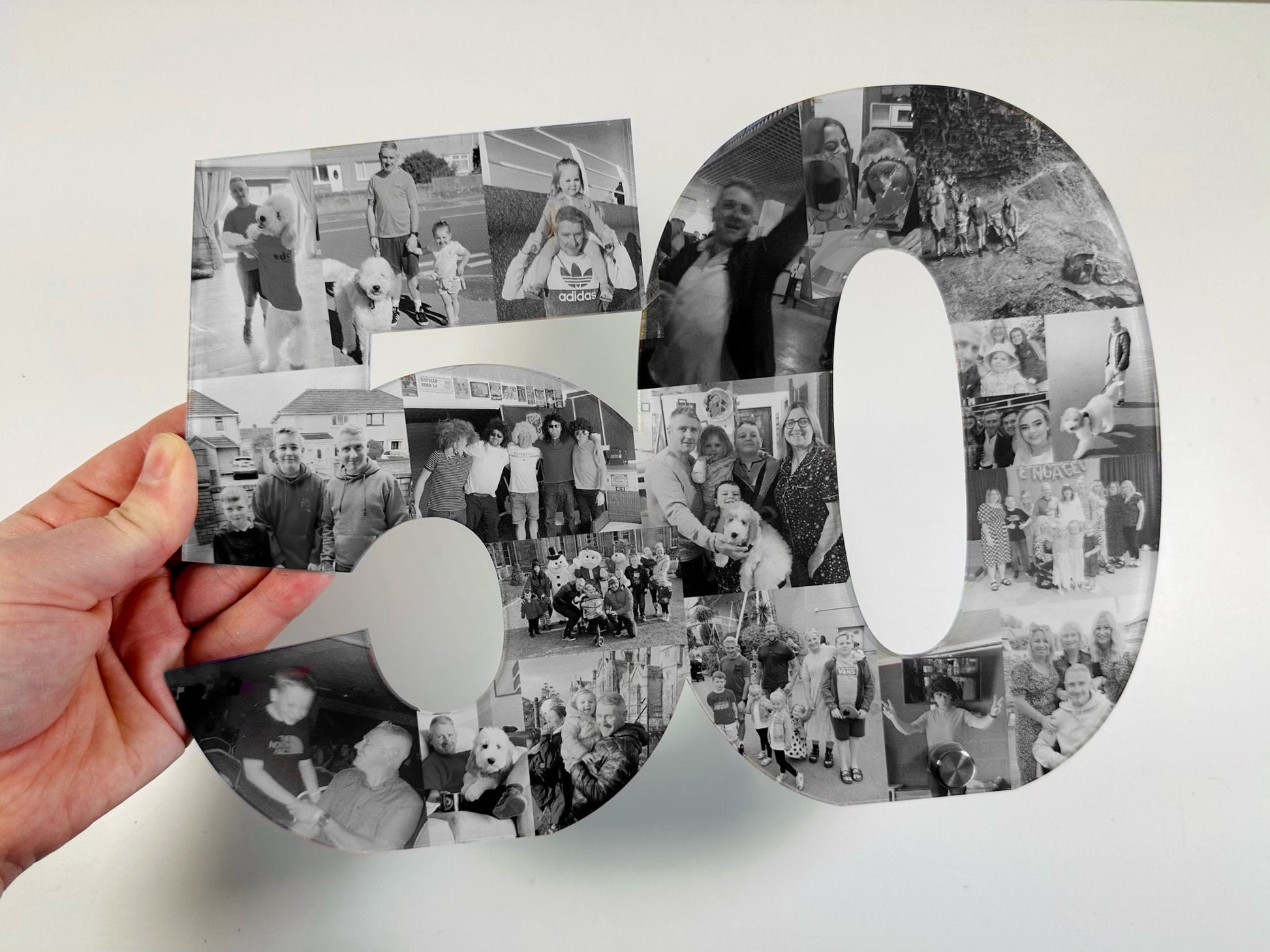 Acrylic Photo Number, Photo Collage, Birthday Gift, Photo Gift, Photo letter, Personalised gift,