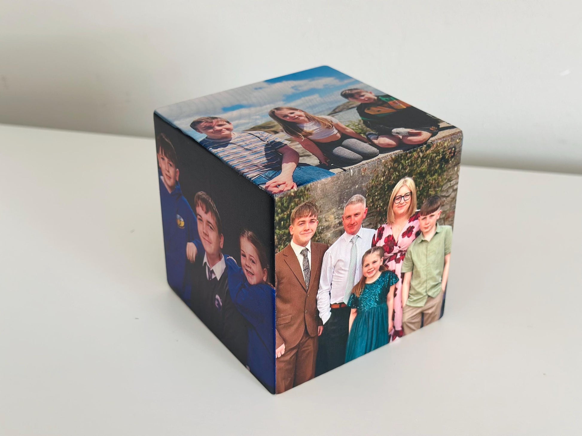 Photo Cube, Photo Block - Photo Gift Idea, wooden photo block, photo keepsake, wooden block, handmade gift, photo gift,
