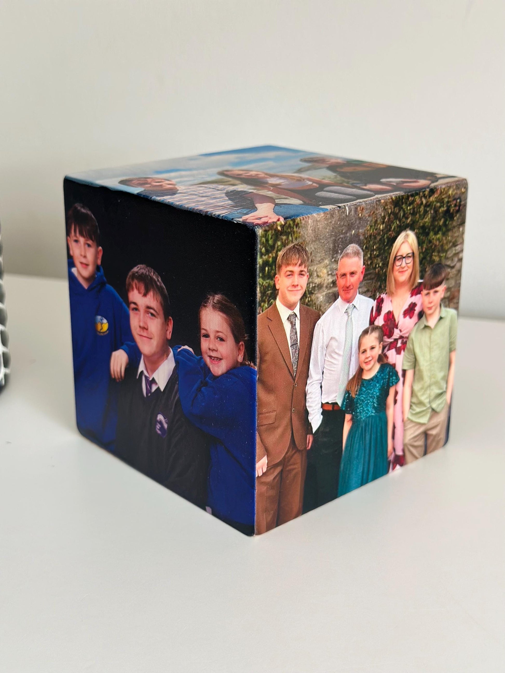 Photo Cube, Photo Block - Photo Gift Idea, wooden photo block, photo keepsake, wooden block, handmade gift, photo gift,