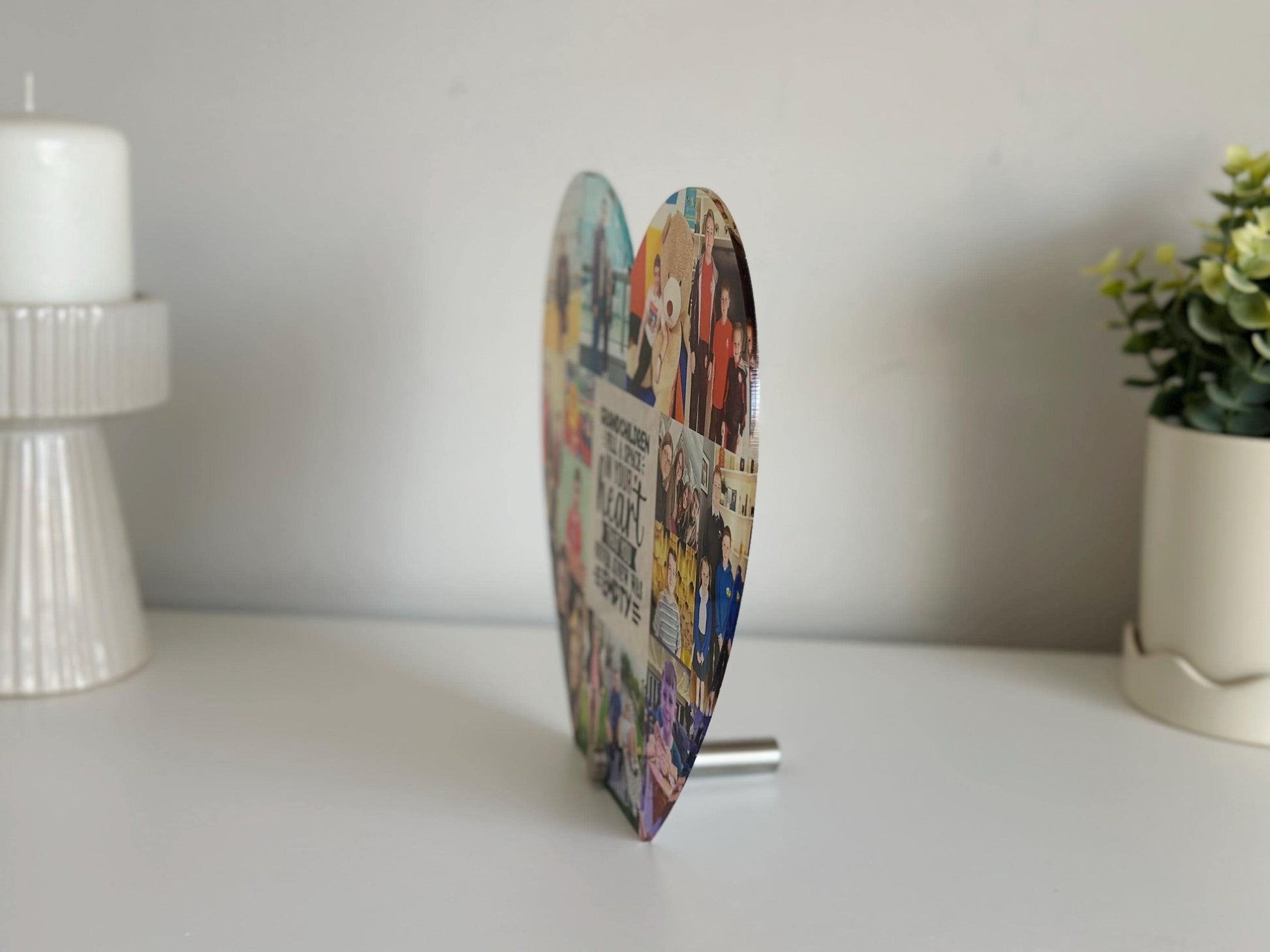 20cm Photo Heart, Photo Collage, Heart Collage, Photo Gift, Personalised gift, Grandchild, Grandparent Gift