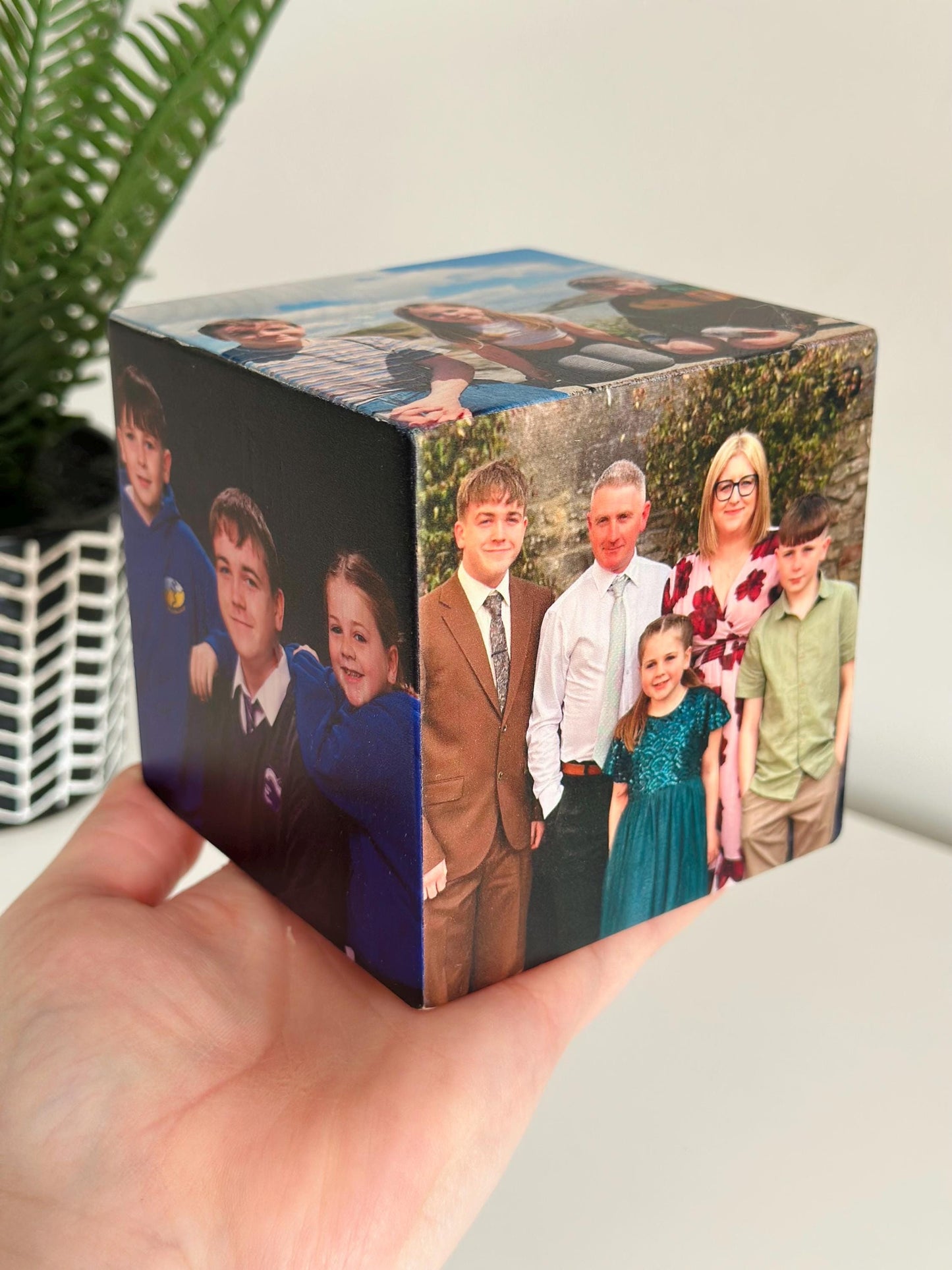 Photo Cube, Photo Block - Photo Gift Idea, wooden photo block, photo keepsake, wooden block, handmade gift, photo gift,