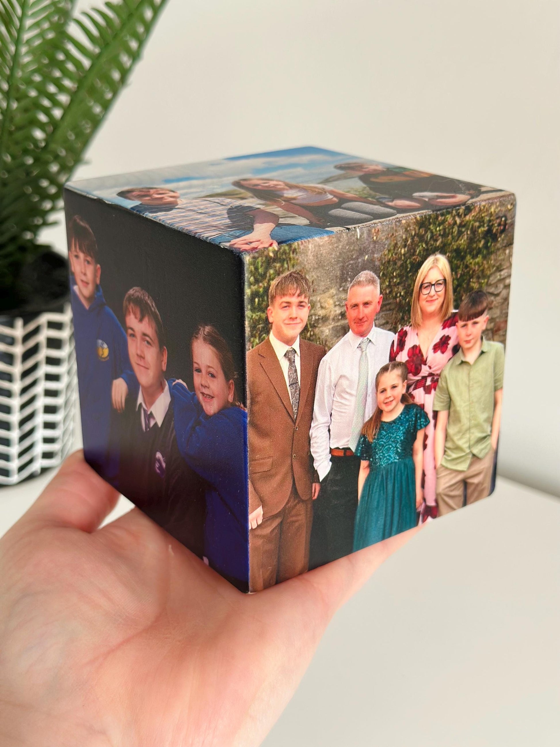 Photo Cube, Photo Block - Photo Gift Idea, wooden photo block, photo keepsake, wooden block, handmade gift, photo gift,