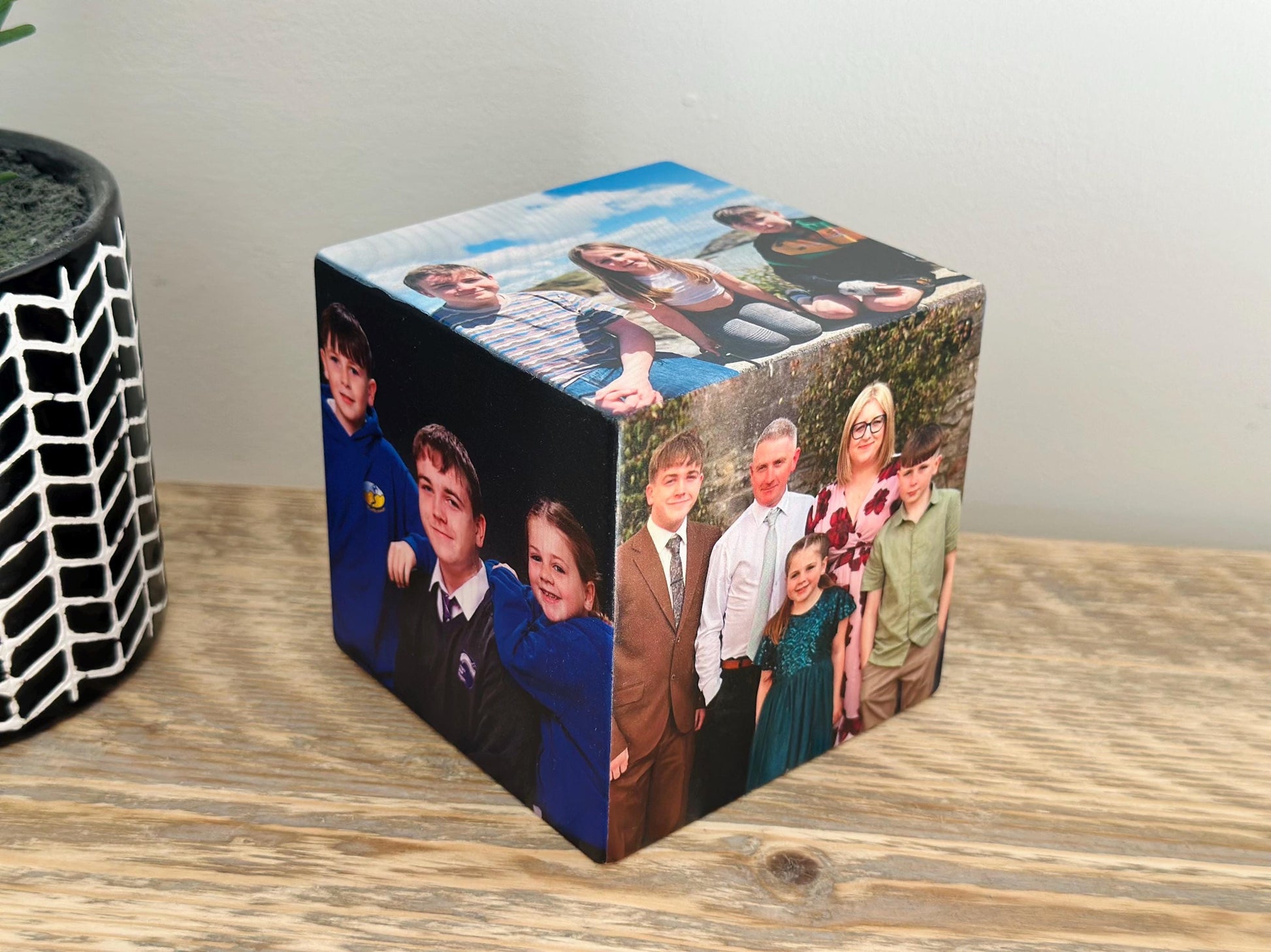 Photo Cube, Photo Block - Photo Gift Idea, wooden photo block, photo keepsake, wooden block, handmade gift, photo gift,