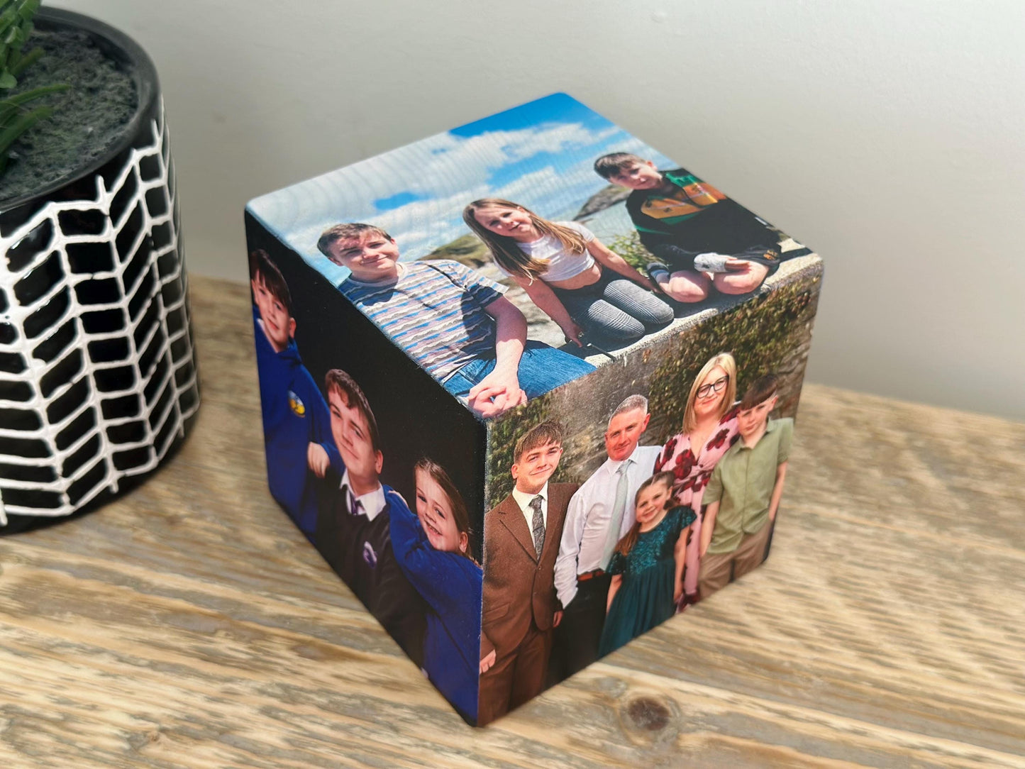 Photo Cube, Photo Block - Photo Gift Idea, wooden photo block, photo keepsake, wooden block, handmade gift, photo gift,