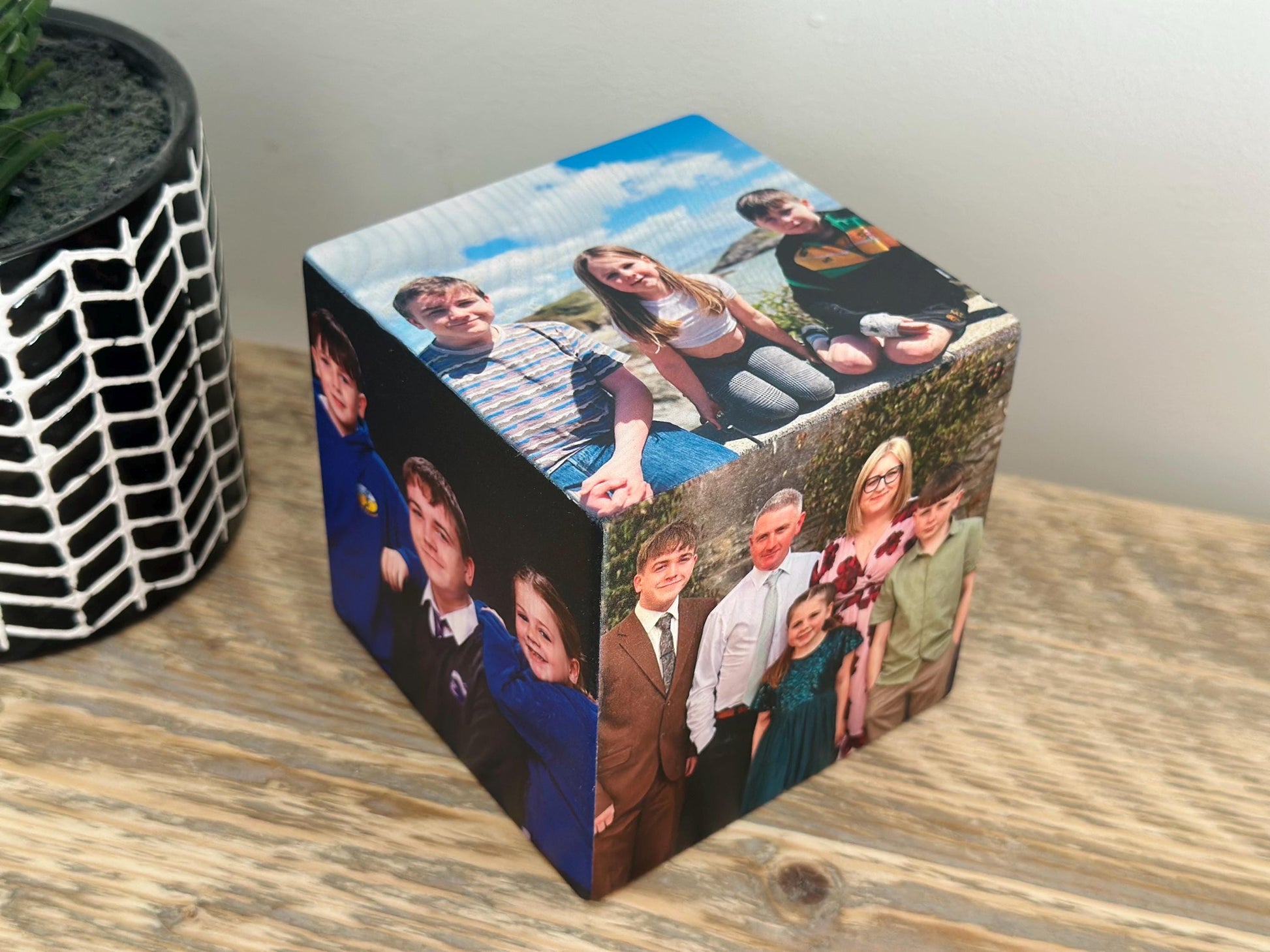 Photo Cube, Photo Block - Photo Gift Idea, wooden photo block, photo keepsake, wooden block, handmade gift, photo gift,