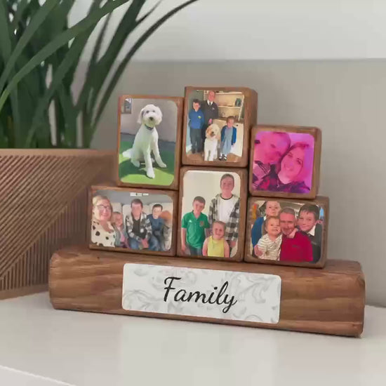 Stacking Photo Block Set - Family