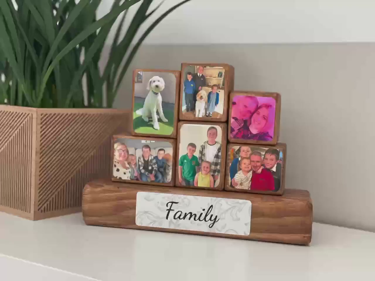 Stacking Photo Block Set - Family